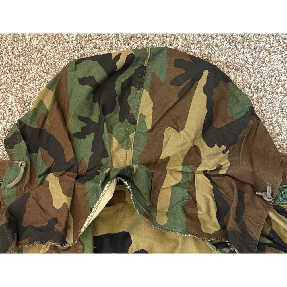 Vintage US Army M-65 Woodland Camo Field Jacket Original 1988 Liner Med Reg - Picture 9 of 16